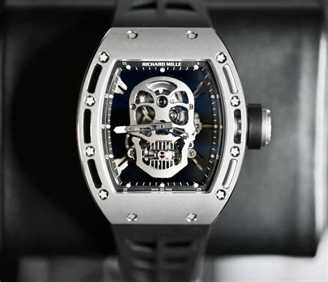 richard mille tourbillon rm052 skull|richard mille rm052 price.